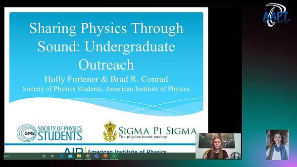 Sharing Physics Through Sound: Undergraduate Outreach