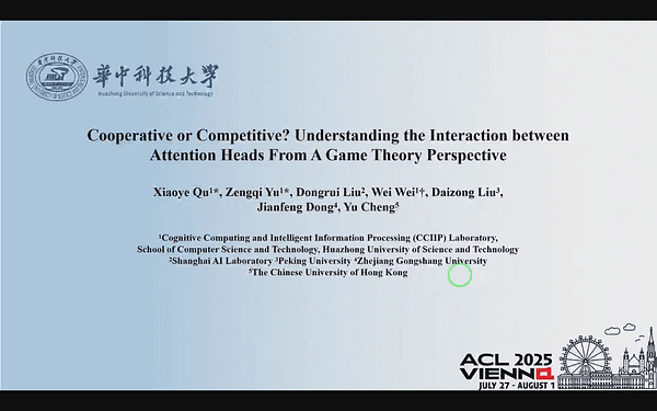 Cooperative or Competitive? Understanding the Interaction between Attention Heads From A Game Theory Perspective