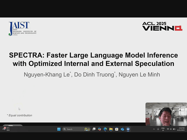 SPECTRA: Faster Large Language Model Inference with Optimized Internal and External Speculation