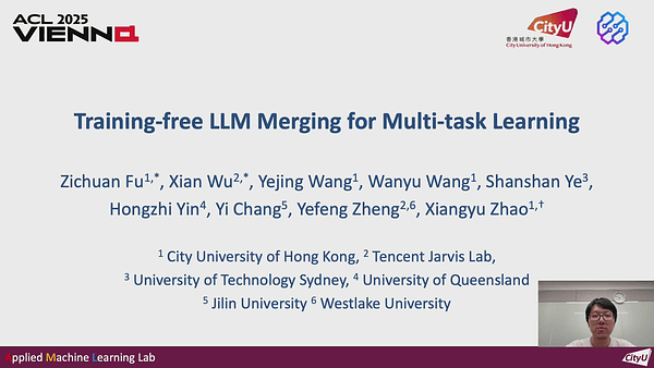 Training-free LLM Merging for Multi-task Learning