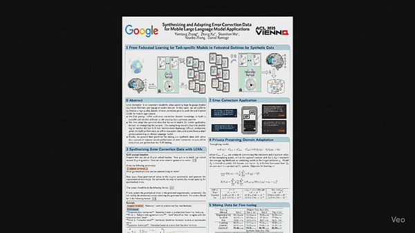 Synthesizing and Adapting Error Correction Data for Mobile Large Language Model Applications
