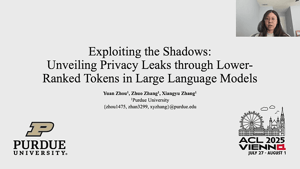 Exploiting the Shadows: Unveiling Privacy Leaks through Lower-Ranked Tokens in Large Language Models