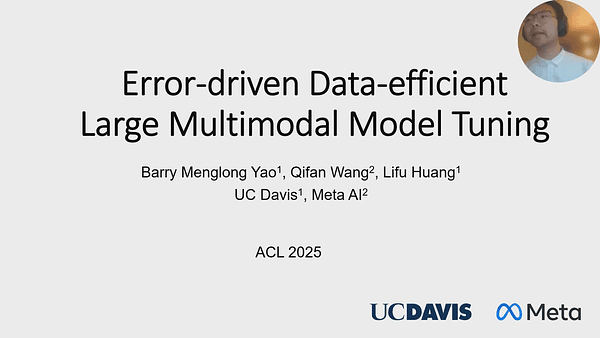 Error-driven Data-efficient Large Multimodal Model Tuning