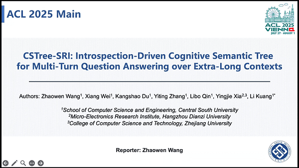 CSTree-SRI: Introspection-Driven Cognitive Semantic Tree for Multi-Turn Question Answering over Extra-Long Contexts