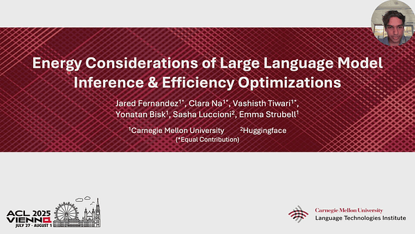 Energy Considerations of Large Language Model Inference and Efficiency Optimizations