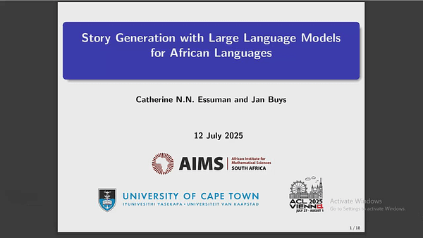Story Generation with Large Language Models for African Languages