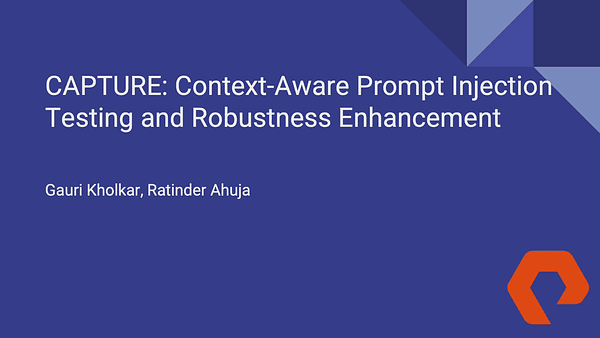 CAPTURE: Context-Aware Prompt Injection Testing and Robustness Enhancement