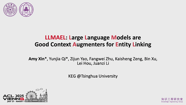 LLMaEL: Large Language Models are Good Context Augmenters for Entity Linking