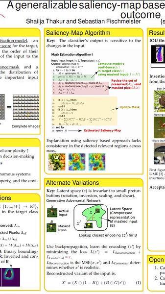 A generalizable saliency-map based interpretation of model outcome