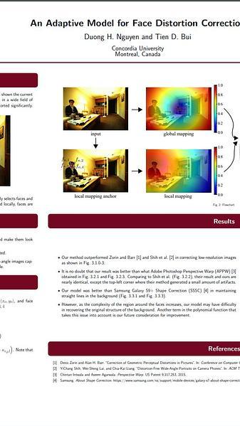 An Adaptive Model for Face Distortion Correction