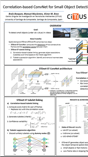 Correlation-Based ConvNet for Small Object Detection in Videos