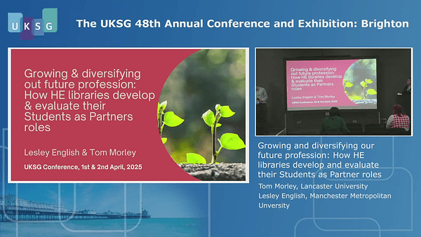 Growing and diversifying our future profession: How HE libraries develop and evaluate their Students as Partner roles