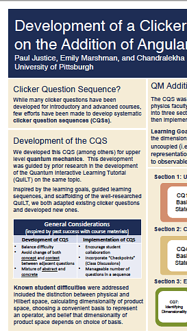 Development and Validation of a Sequence of Clicker Questions for Helping Students Learn Addition of Angular Momentum in Quantum Mechanics