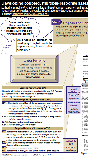 Addressing Scientific Practices with Upper-Division Physics Assessment Items