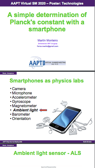 A simple determination of Planck's constant with a smartphone