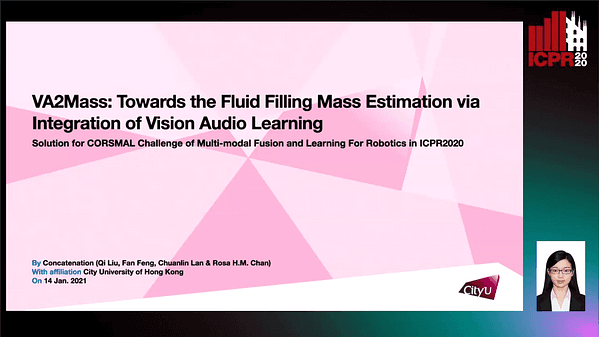 VA2Mass: Towards the Fluid Filling Mass Estimation via Integration of Vision & Audio