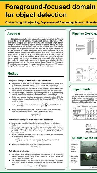 Foreground-focused domain adaptation for object detection