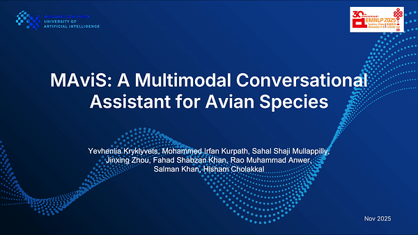MAviS: A Multimodal Conversational Assistant For Avian Species