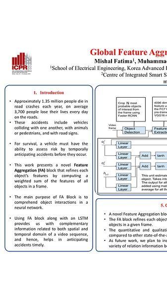 Global Feature Aggregation for Accident Anticipation