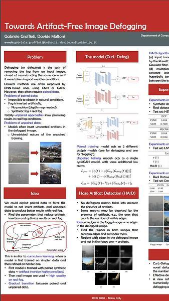 Towards Artifact-Free Image Defogging