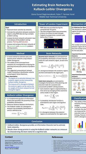 Estimating Static and Dynamic Brain Networks by Kulback-Leibler Divergence from fMRI Data