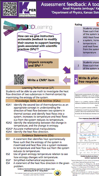 Assessment feedback: A tool to promote scientific practices in upper-division