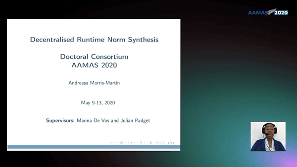 Decentralised Runtime Norm Synthesis