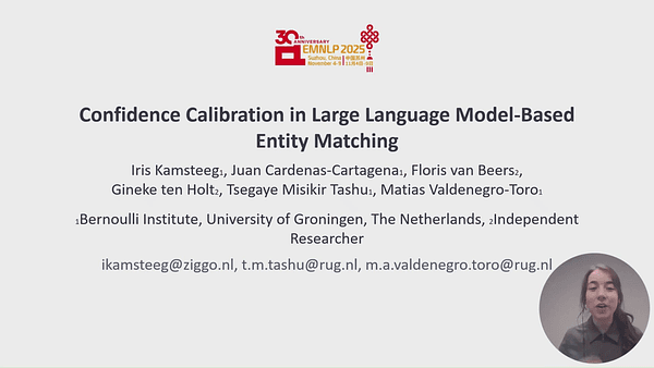 Confidence Calibration in Large Language Model-Based Entity Matching
