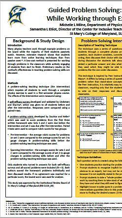 Guided Problem Solving: Active Learning While Working through Example Problems