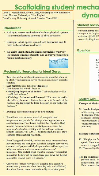 Scaffolding student mechanistic reasoning about static and dynamic liquids