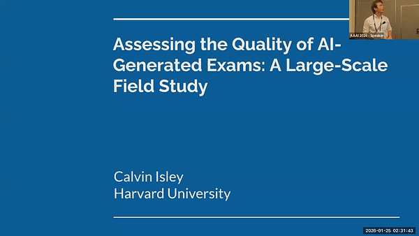 Assessing the Quality of AI-Generated Exams: A Large-Scale Field Study