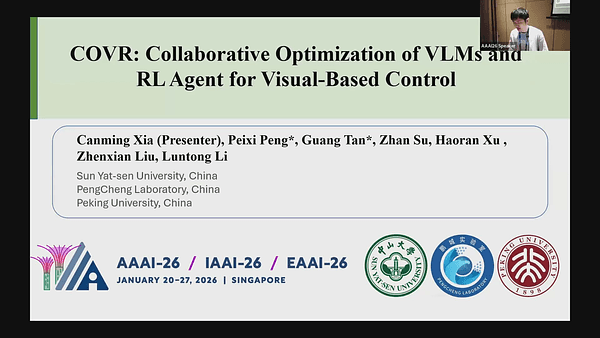 COVR: Collaborative Optimization of VLMs and RL Agent for Visual-Based Control