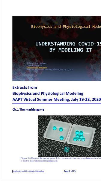 Understanding COVID-19 by modeling it