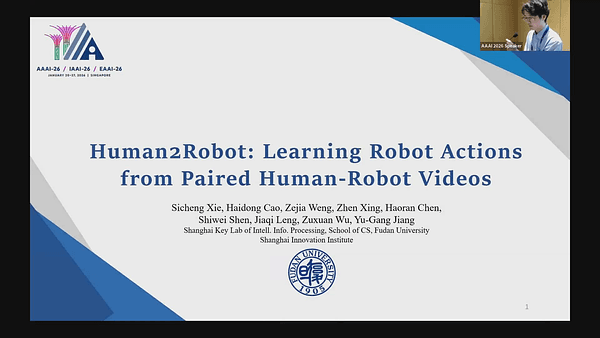 Human2Robot: Learning Robot Actions from Paired Human-Robot Videos