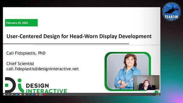 User-Centered Design for Head-Worn Display Development