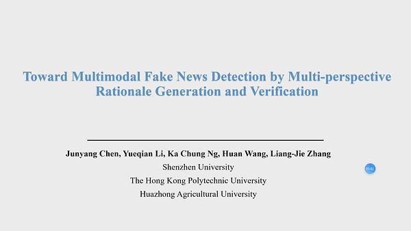 Toward Multimodal Fake News Detection by Multi-perspective Rationale Generation and Verification