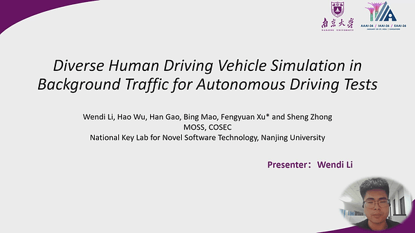 Diverse Human Driving Vehicle Simulation in Background Traffic for Autonomous Driving Tests
