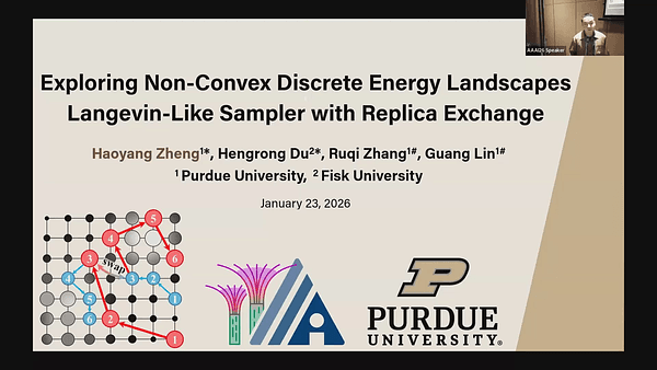 Exploring Non-Convex Discrete Energy Landscapes: An Efficient Langevin-Like Sampler with Replica Exchange