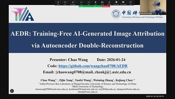 AEDR: Training-Free AI-Generated Image Attribution via Autoencoder Double-Reconstruction