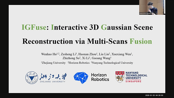 IGFuse: Interactive 3D Gaussian Scene Reconstruction via Multi-Scans Fusion