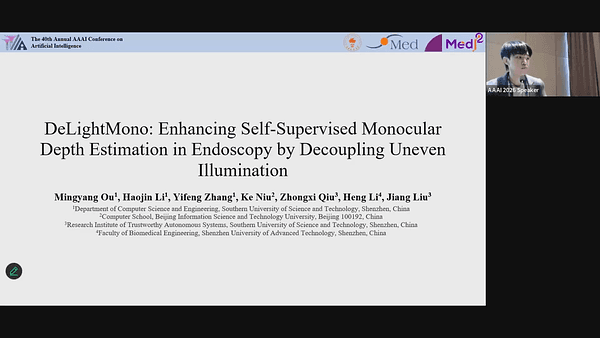 DeLightMono: Enhancing Self-Supervised Monocular Depth Estimation in Endoscopy by Decoupling Uneven Illumination