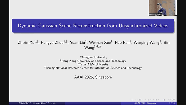 Dynamic Gaussian Scene Reconstruction from Unsynchronized Videos