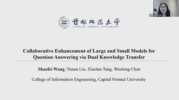 Collaborative Enhancement of Large and Small Models for Question Answering via Dual Knowledge Transfer