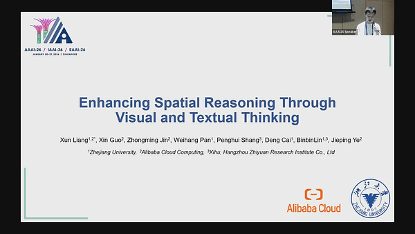 Enhancing Spatial Reasoning Through Visual and Textual Thinking