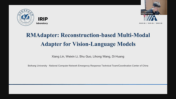 RMAdapter: Reconstruction-based Multi-Modal Adapter for Vision-Language Models