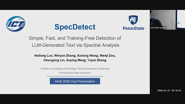 SpecDetect: Simple, Fast, and Training-Free Detection of LLM-Generated Text via Spectral Analysis