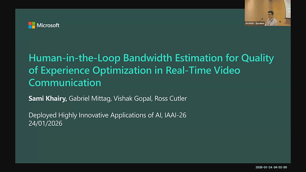 Human-in-the-Loop Bandwidth Estimation for Quality of Experience Optimization in Real-Time Video Communication