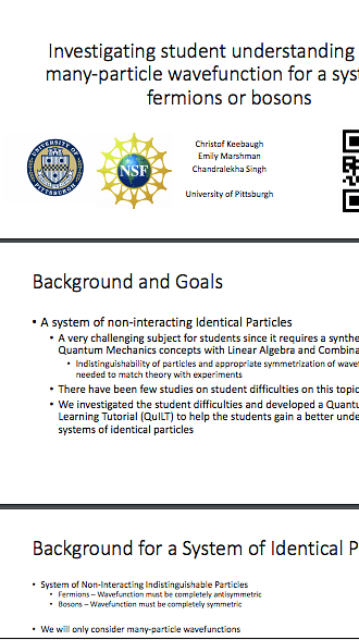 Investigating Student Understanding of the Many-Particle Wavefunction for a System of Identical Particles