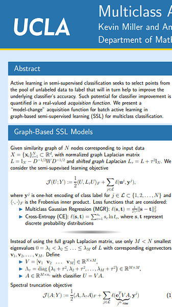 Multiclass Active Learning for Graph-Based Semi-Supervised Learning