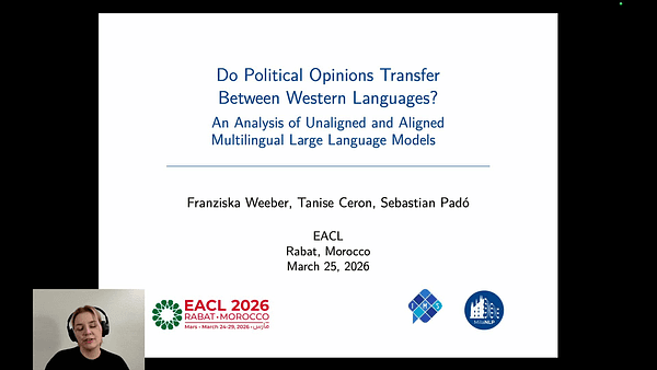 Do Political Opinions Transfer Between Western Languages? An Analysis of Unaligned and Aligned Multilingual LLMs